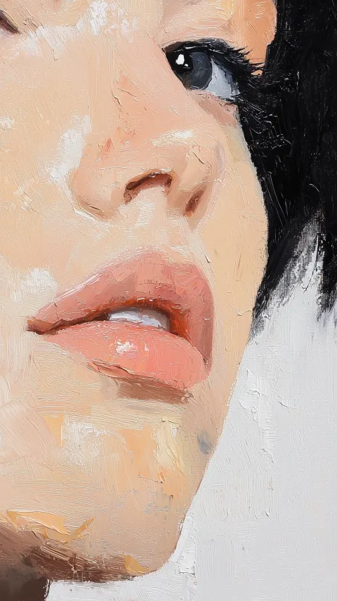 Girl Oil Painting Avant-Garde