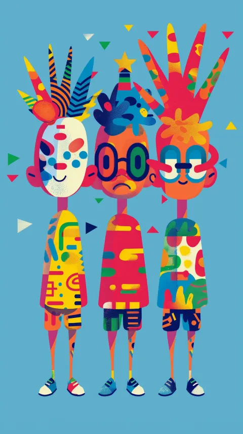 Boys illustration