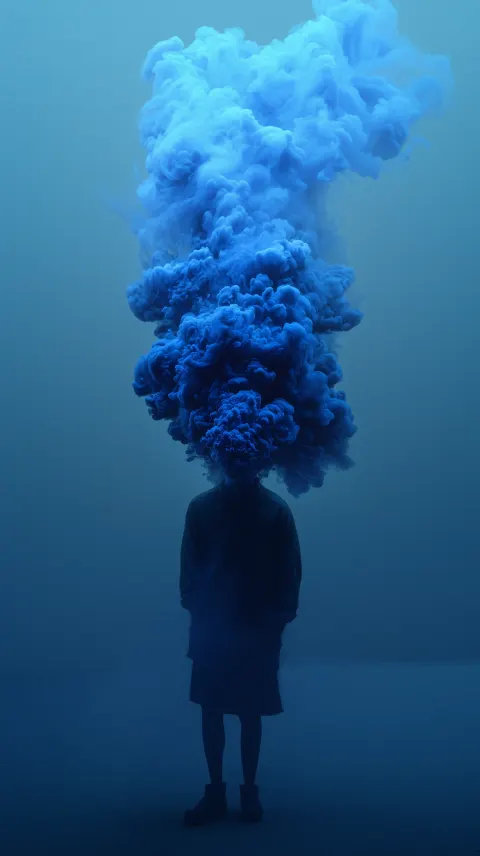 Figure Neon Blue Smoke