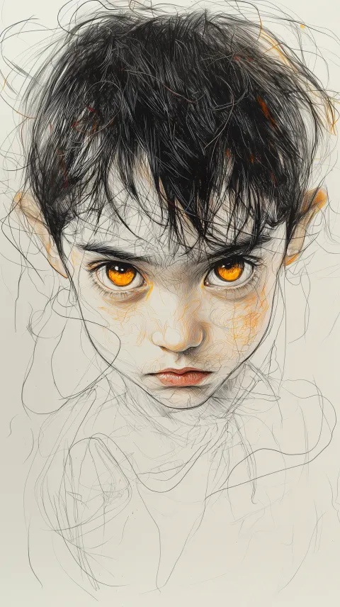 Boy Melancholic Pale Expression