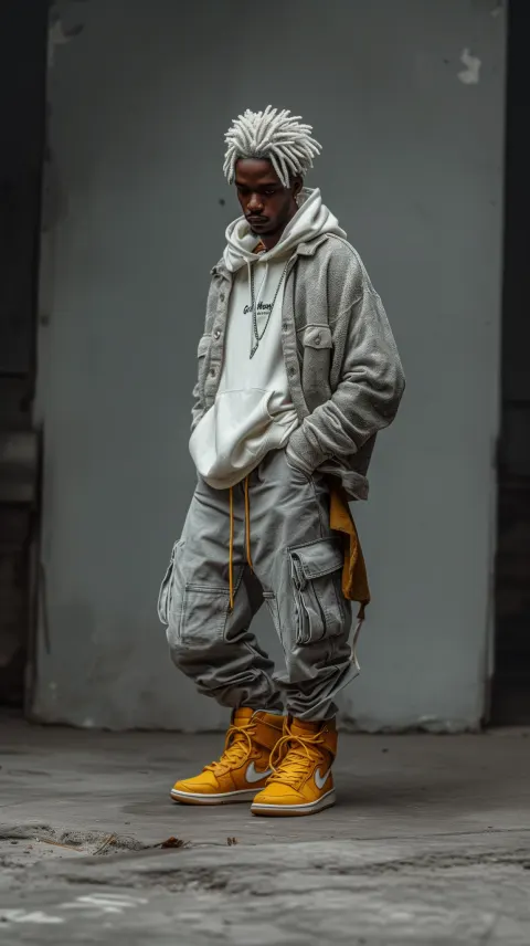 Man Silver Dread Cardigan