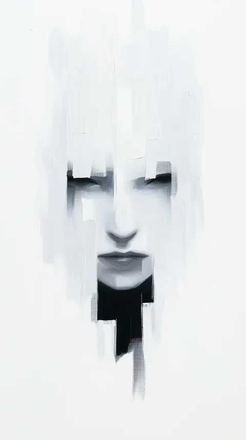 Girl Avant-Garde Oil Painting