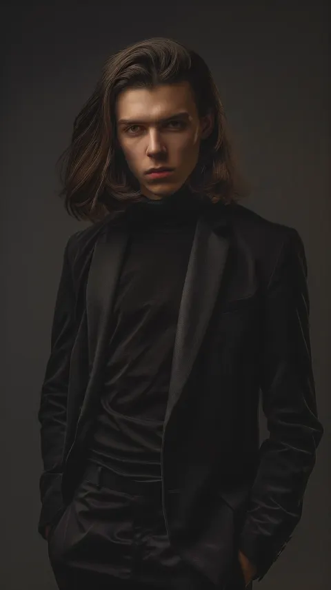 Professional Male Model Minimalist Street