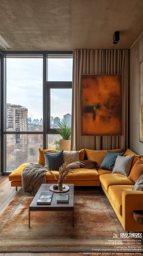 Realism Living room interior