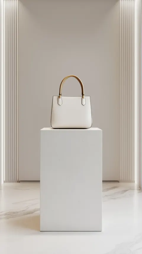 Luxury Handbag Minimalist Display Shot