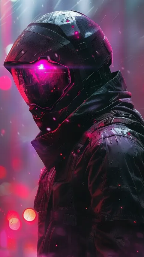 Synthetic Mechanic Face Hot Pink Black