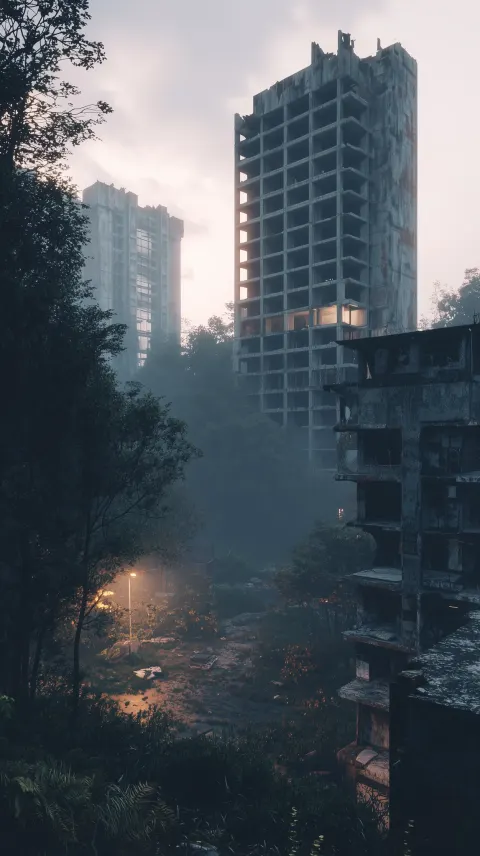 Brutalist Architecture Abandoned Concrete