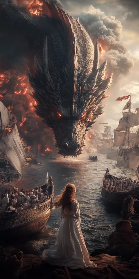 Dragon Boats Ancient Costumes Fantasy