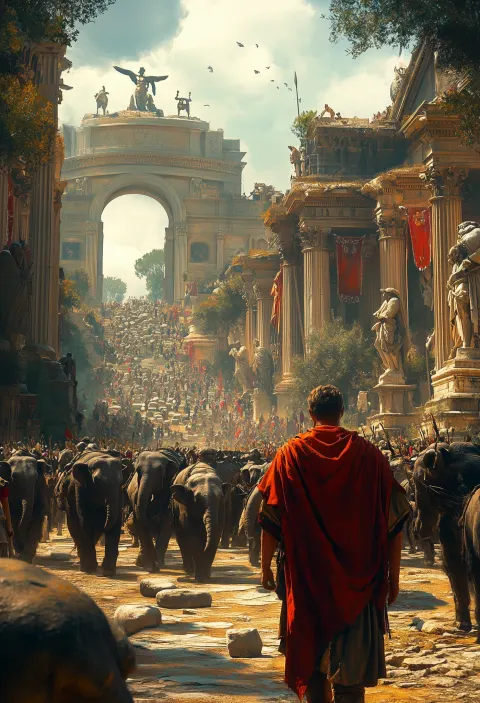 Man Ancient Rome Concept Art