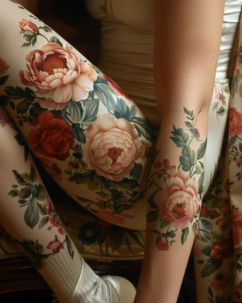 Watercolor peonies