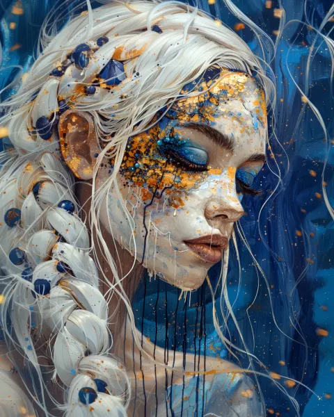 Blue crystal eyes