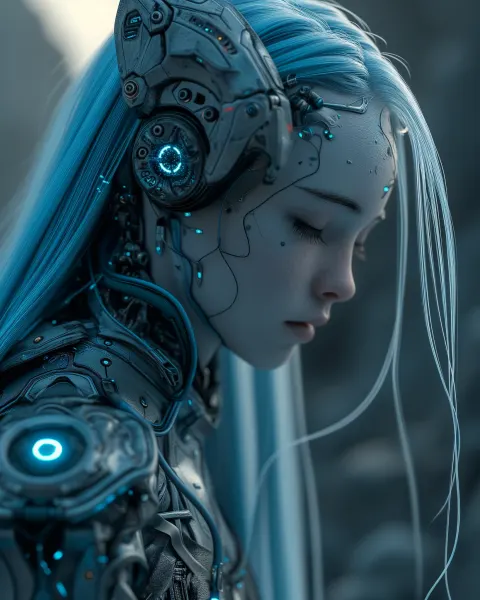 Elf Robot Outfit Cyberpunk Fashion