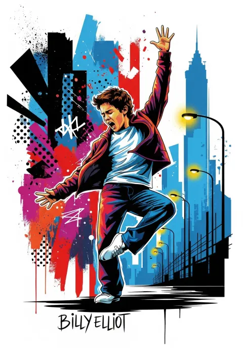 Youth Dancing Digital Art Expressive