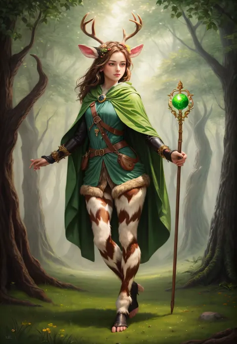 Faun in Green