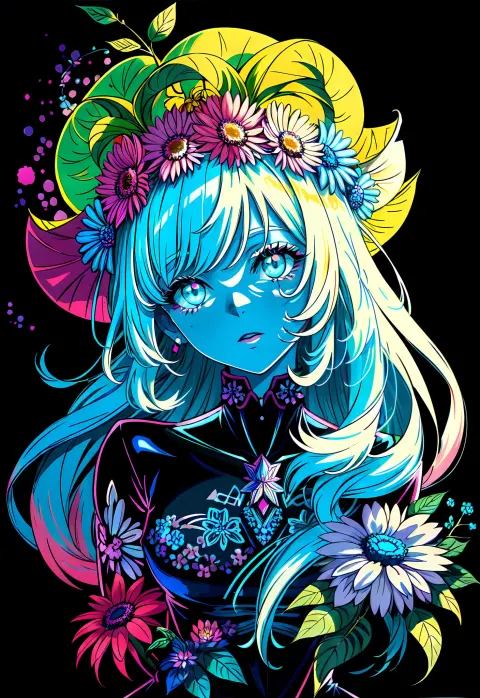 Neon Flowers