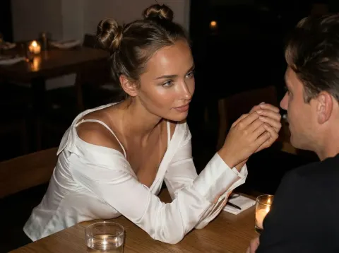 Influencer Girl Date Night Intimate