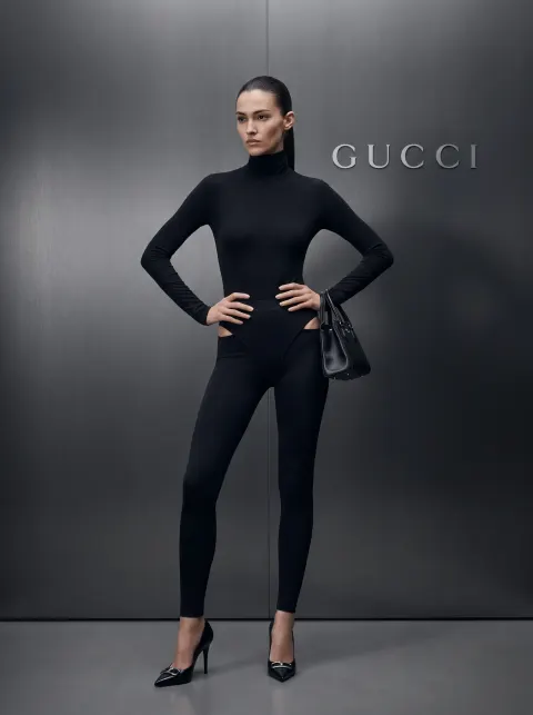 High Fashion Model Black Outfit