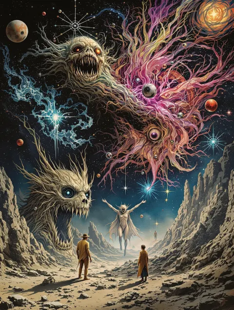 Cosmic Mythical Spooky Horror Fantasy