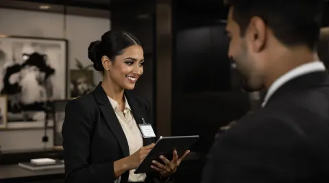 Indian Woman Professional Business Meeting