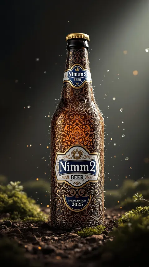 Nimm2 Beer Bottle Product Advertisement