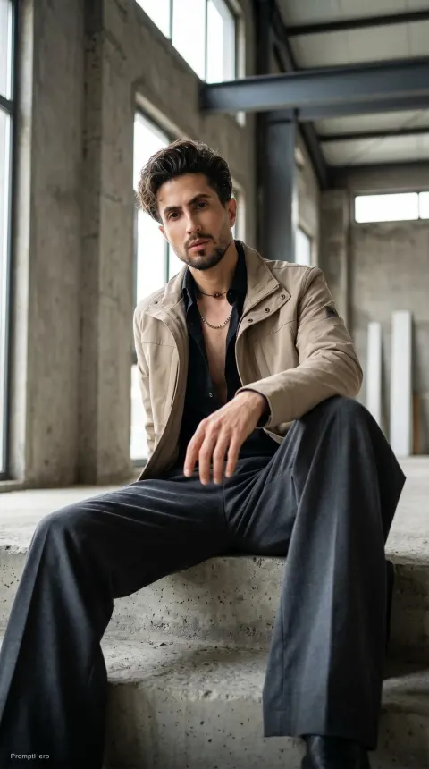 Male Model Streetwear Fashion Editorial