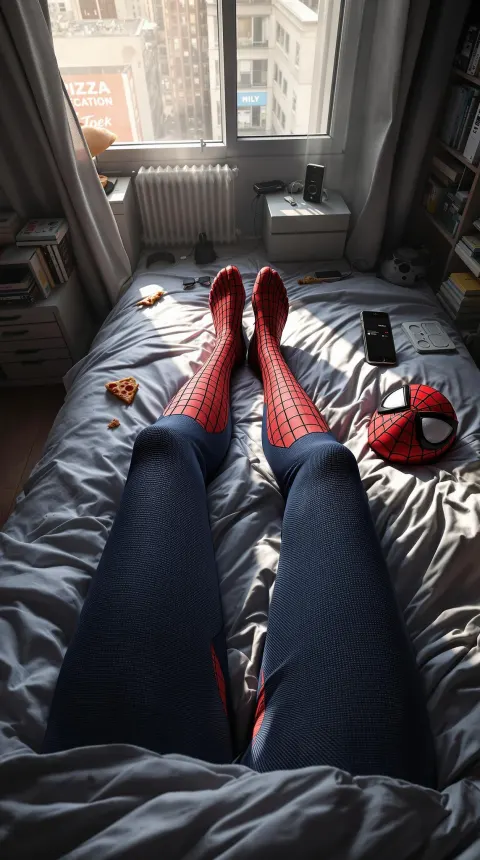 Spider-Man Bed Morning Apartment
