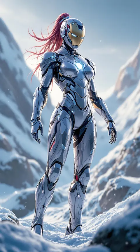 Iron Man Female Armor Icy