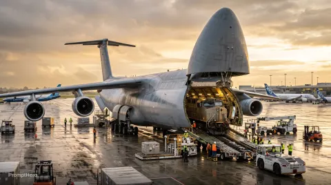Next-Gen Cargo Aircraft Loading