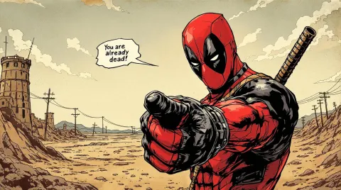 Deadpool Comic Wasteland Fist