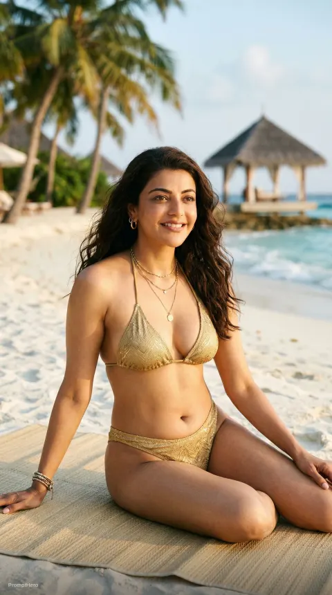 Golden Triangle Top Swimsuit