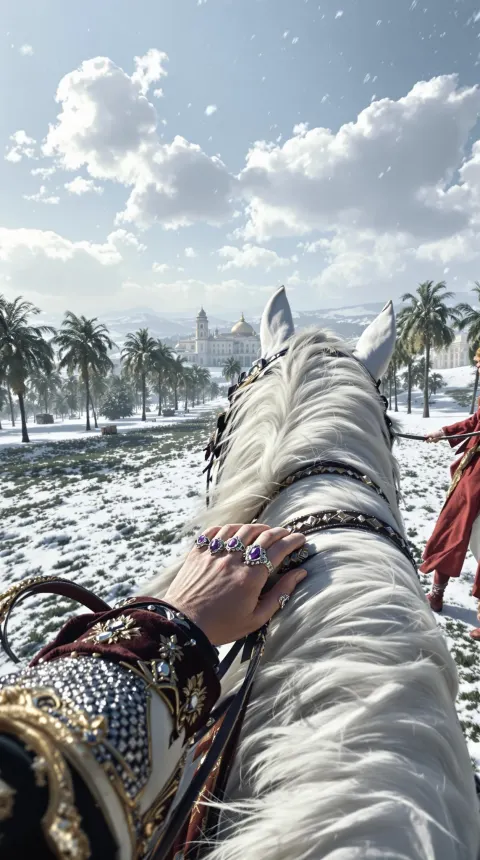 Sultan White Horse Hunting