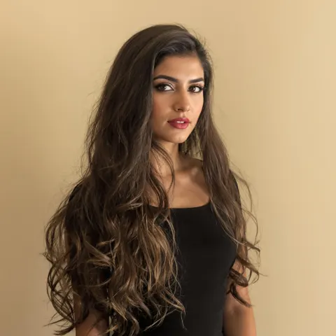 Arab Woman Black Dress