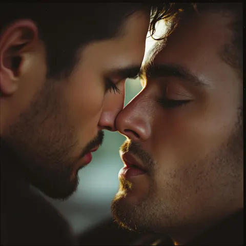 Men Love Tender Portrait