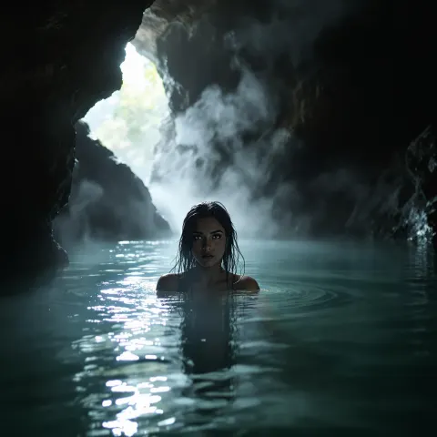 Hot Spring Cave Indian