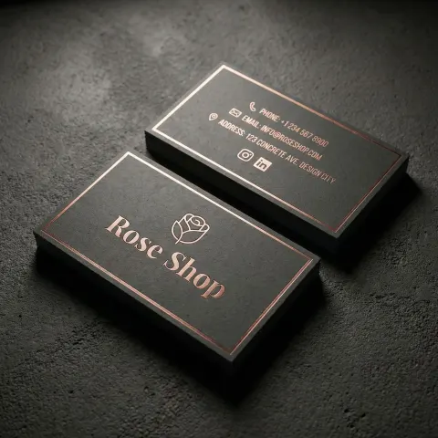Rose Shop Business Card