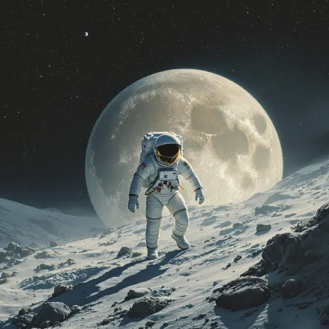 Astronaut Moon Cold Palette