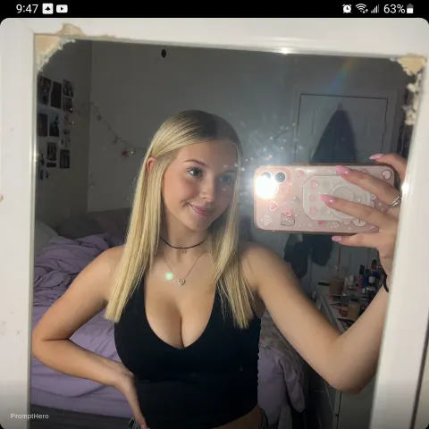 Girl Mirror Selfie Portrait