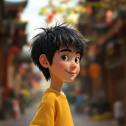 Chinese Boy Character Studio