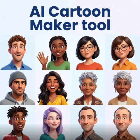 AI Cartoon Maker Characters