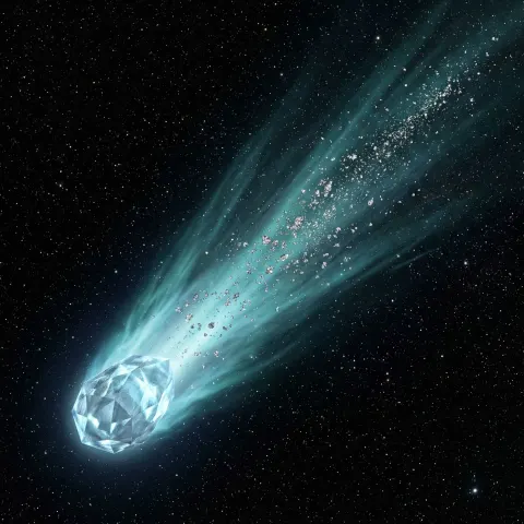 Diamond Comet Teal Tail