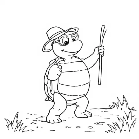 Turtle Dance Coloring Book