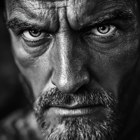 Superman Close Up Portrait