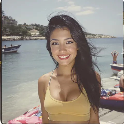 Woman Beach Instagram Portrait