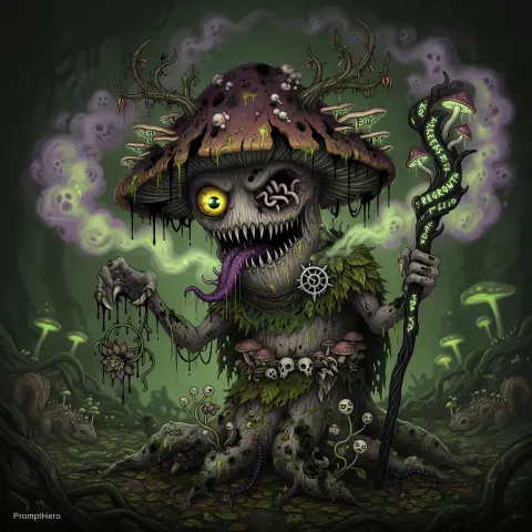 Myconid Monster Fantasy Character