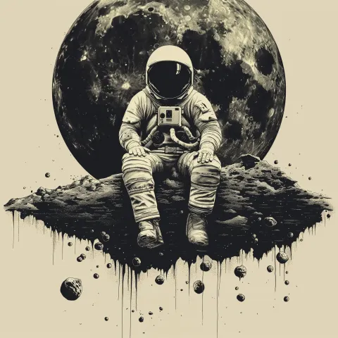 Astronaut Outer Space Moon