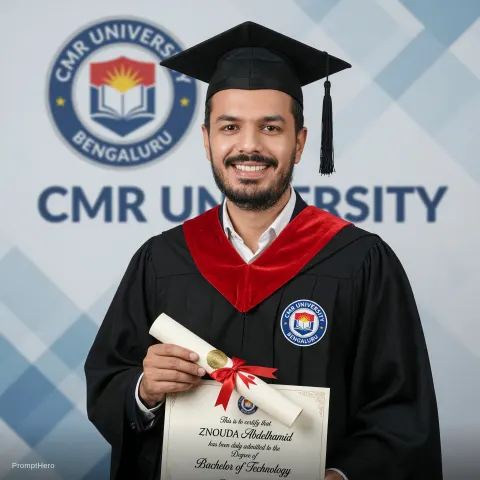 Graduation Attire Certificate Portrait