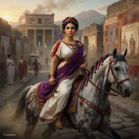Eumachia Rome Horse Portrait