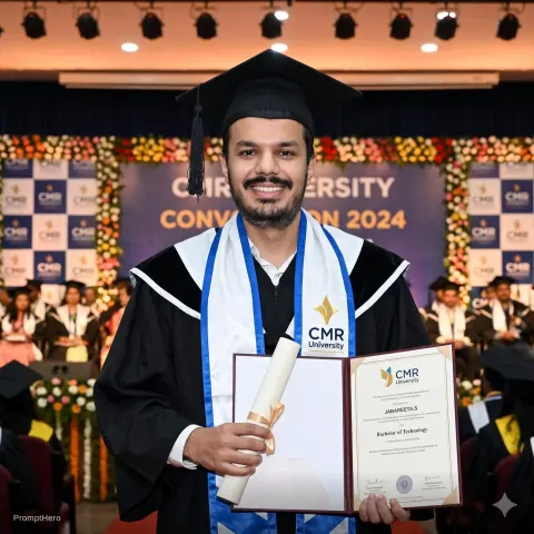Graduation Attire Certificate Portrait