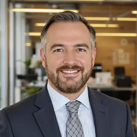 Businessman Office Portrait Pose
