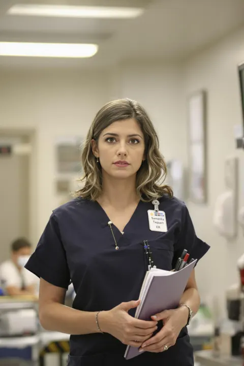 Nurse Sam Taggart In Emergency Room